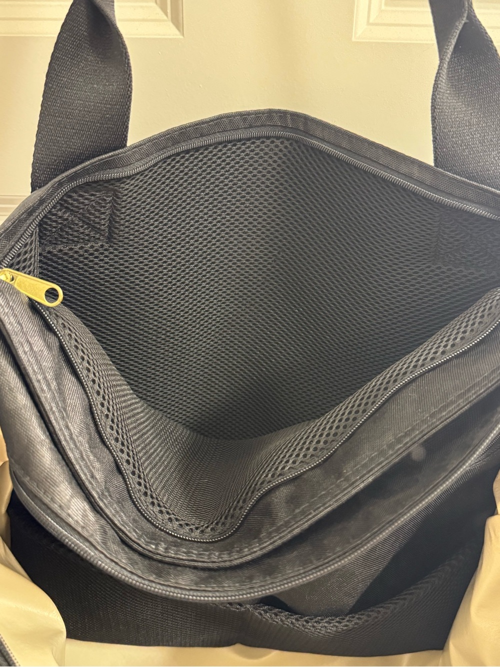 Canvelle Black Leopard Print Tote - Picture 4 of 7